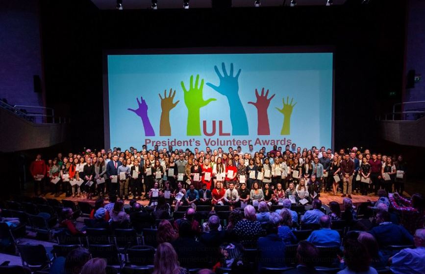 PESS Student Volunteers – Honoured by UL President at 8th Annual PVA ...