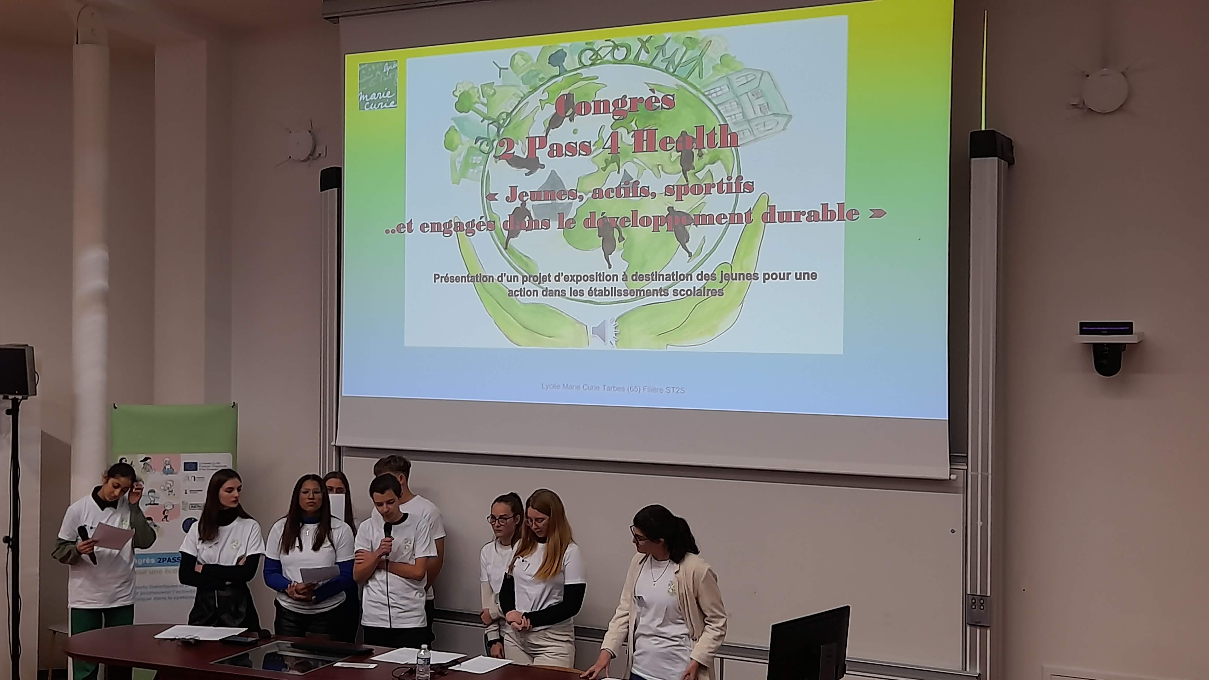 Lycée Marie Curie students, Tarbes, Dec 22