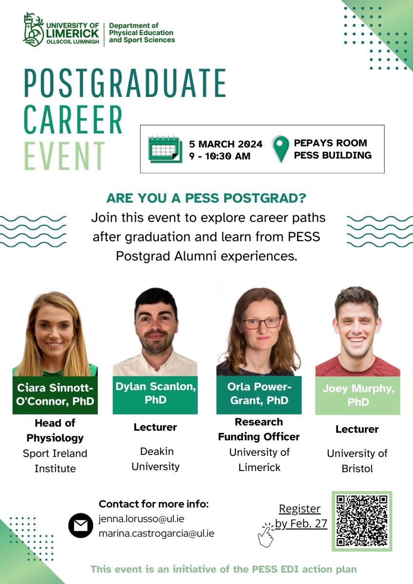Career Workshop for PESS Postgrads – dr. jenna lorusso + Dr. Marina ...